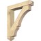 Ekena Millwork Balboa Arts and Crafts Rough Sawn Bracket w/ Offset Brace, Douglas Fir, 6"W x 30"D x 34"H BKT0604X30X34BOA03RDF - alternate 1